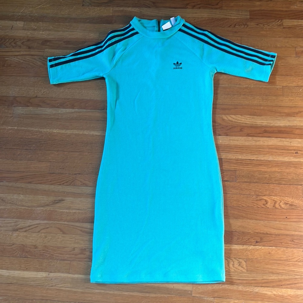 Aqua Green Knit Dress